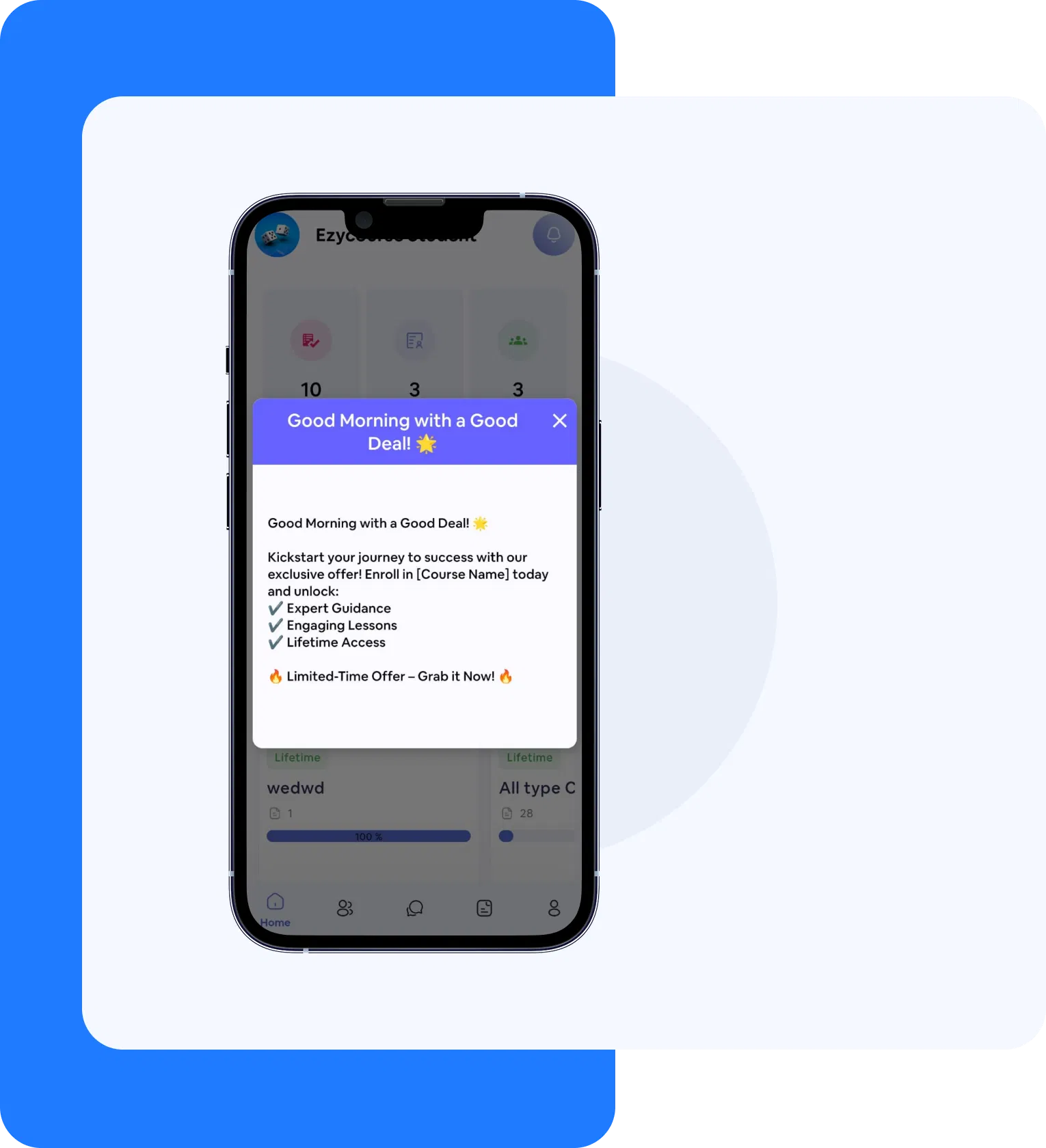 Engage Students with Custom Popups