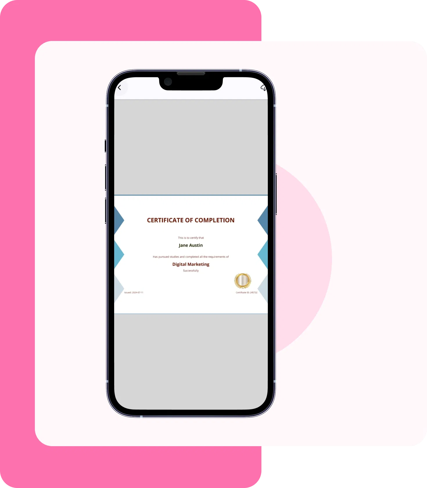 Offer Certificates from Mobile